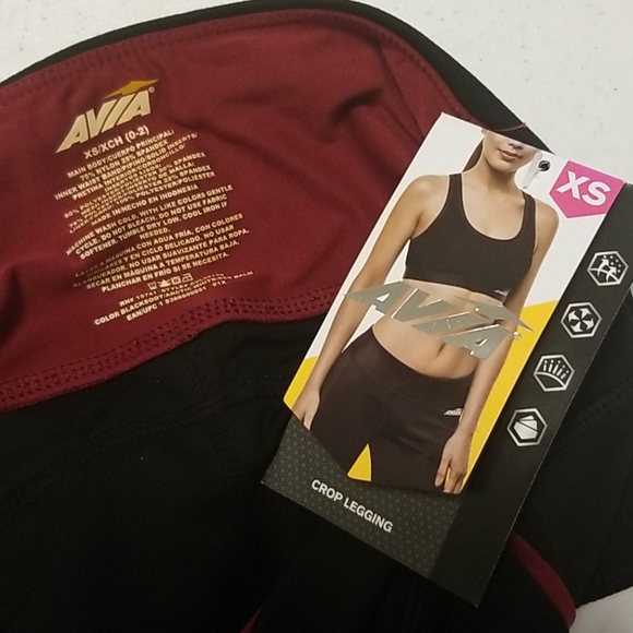 Women's Avia Streamline Crop Sz XS - Picture 5 of 6